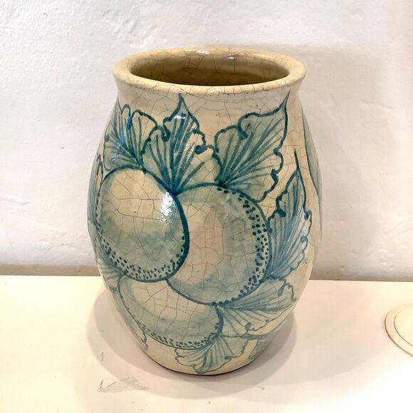 Handmade Terracotta Vase Large Vintage - Picture 1 of 3